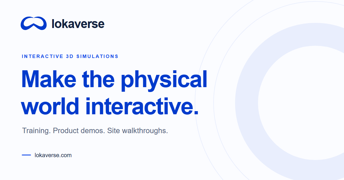 Lokaverse: make, share and take 3D simulations.